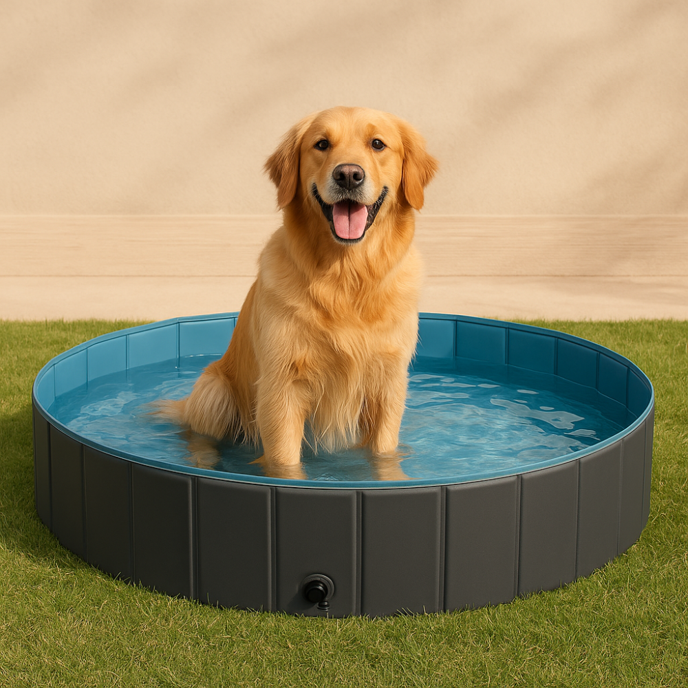 Hondenzwembad Opvouwbaar, Lekvrij, Sterk Genoeg Voor Scherpe Nagels