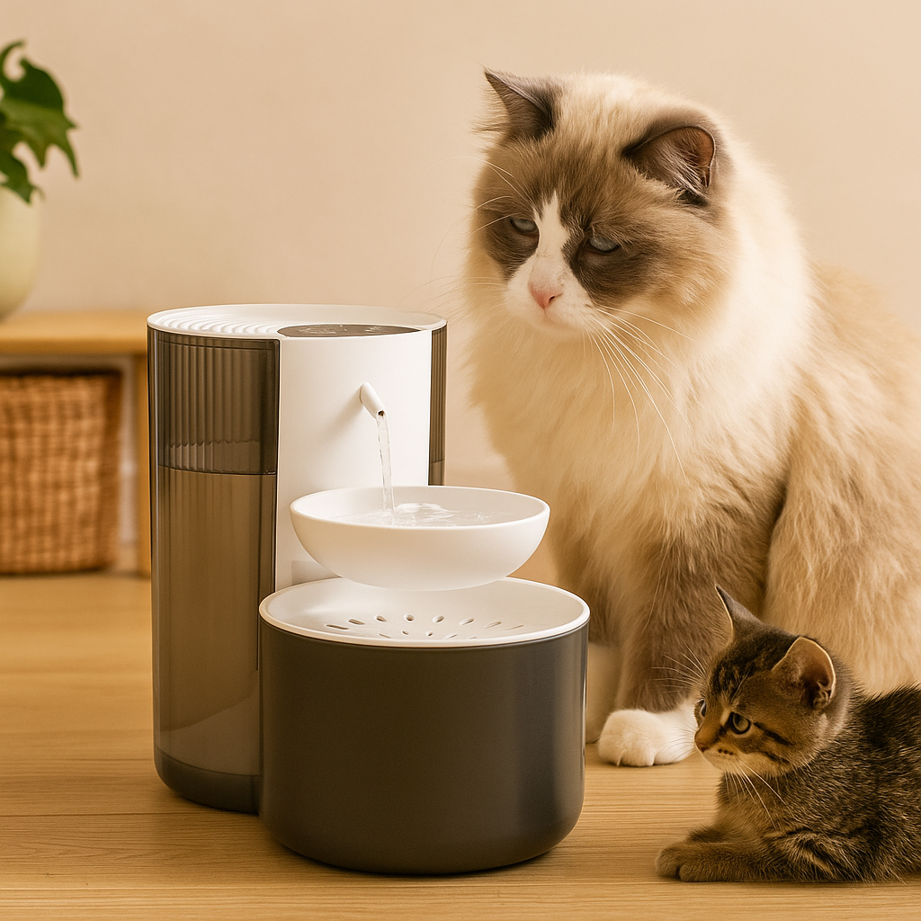 Stille Kattenfontein Met 3L Inhoud Superschoon Drinkwater Met Zachte Stroom