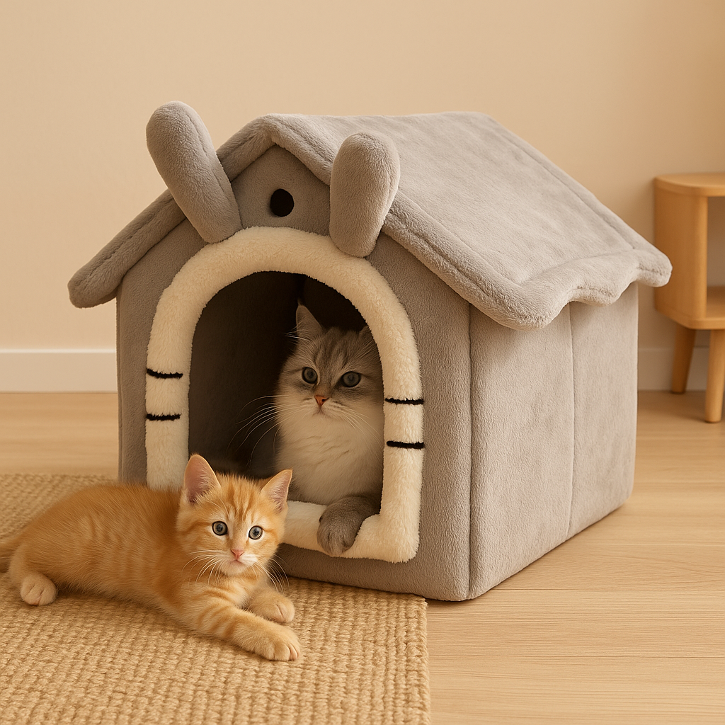 Kattenhuis Flanel | Binnen