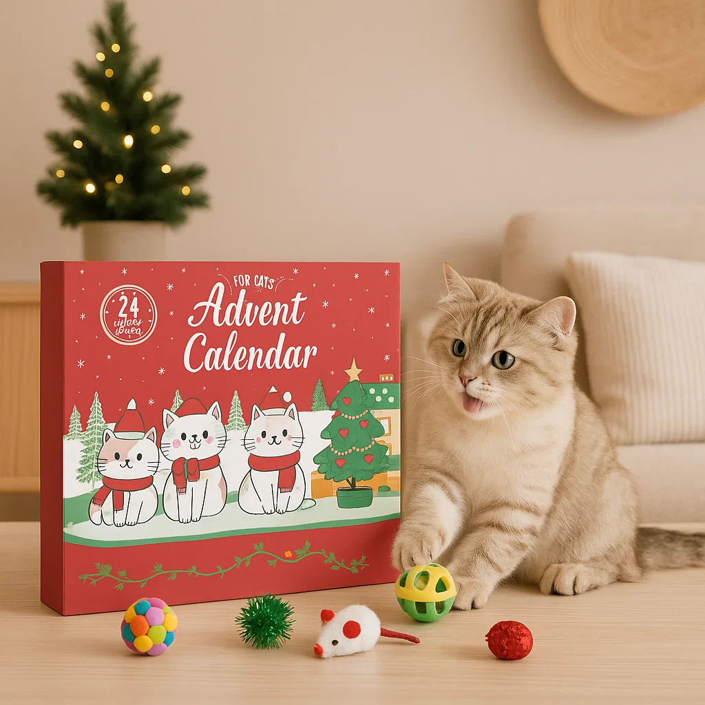 24-Daagse Catvent Kalender | Interactief Feestdagen Speelgoed