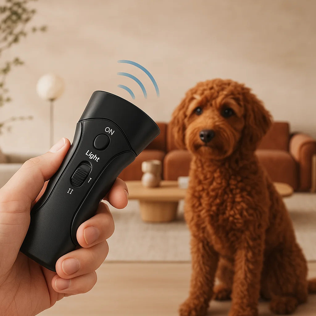 Anti-blaftrainer Hond Veilig Ultrasoon Apparaat Voor Ongewenst Gedrag