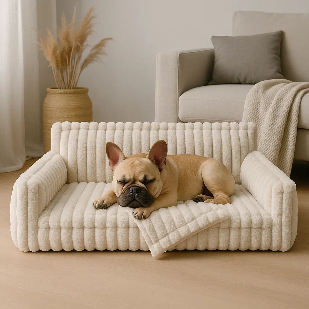 Stijlvol Hondenbed Orthopedisch Hondenbed Comfortabele Sofa Met Veerkrachtige Vulling