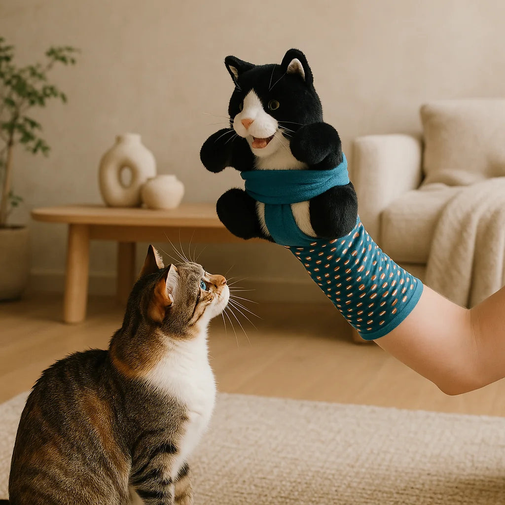 Speelhandschoen Kat Krasbestendig Oxford Nylon Met Realistisch Design