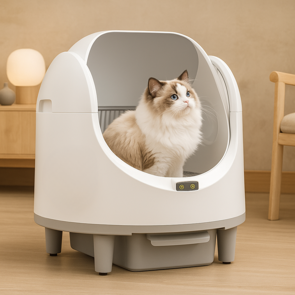Katten Automatische Zelfreinigende Kattenbak | Grote 68L Robot