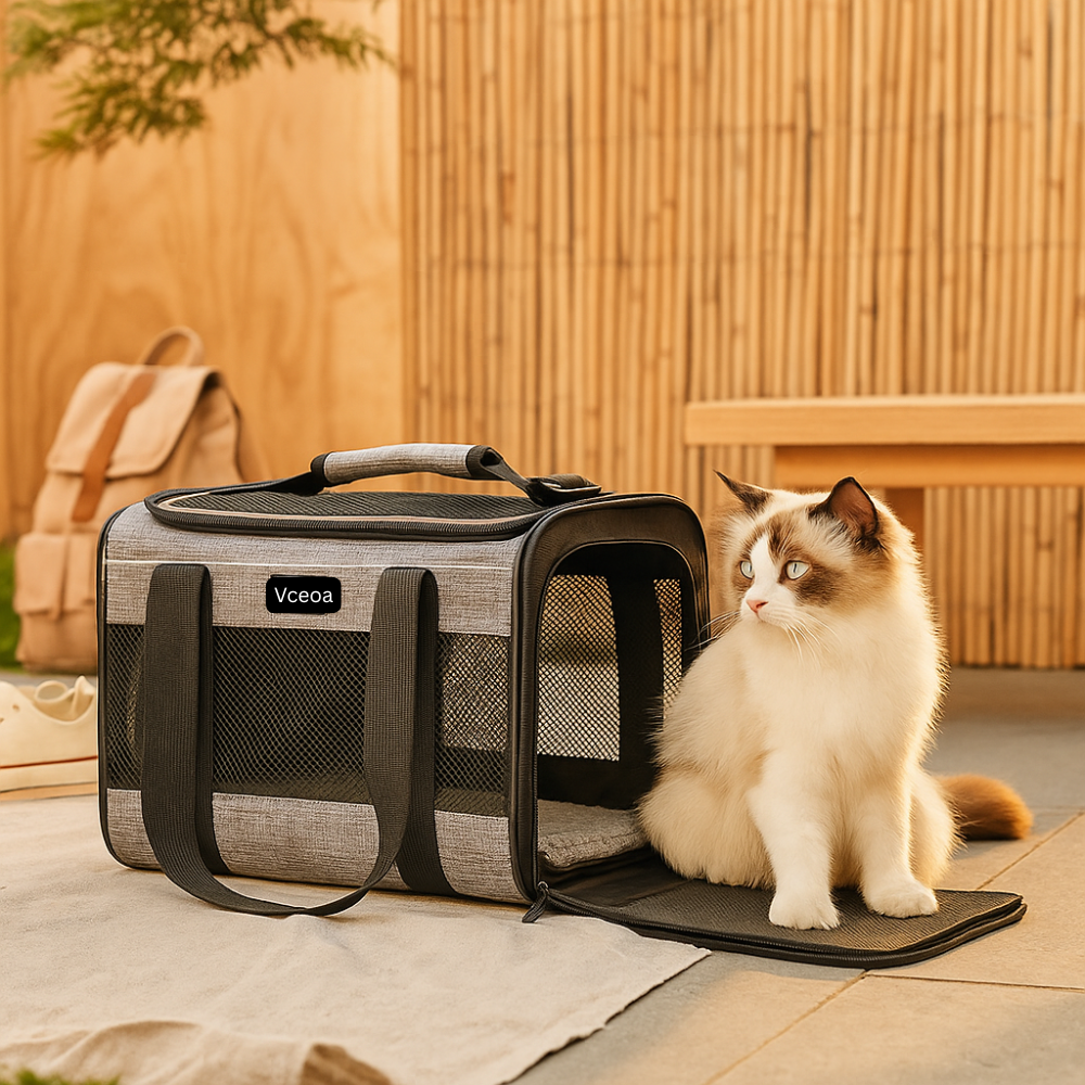 Luchtige Katten Draagtas Met Comfortabele Pasvorm Veilig En Lichtgewicht Voor Onderweg