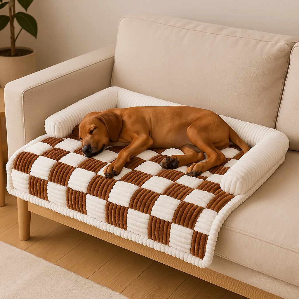 Zachte Hondenmat Zacht Pluche Hondenkussen, Beschermt Meubels Tegen Krassen & Haren
