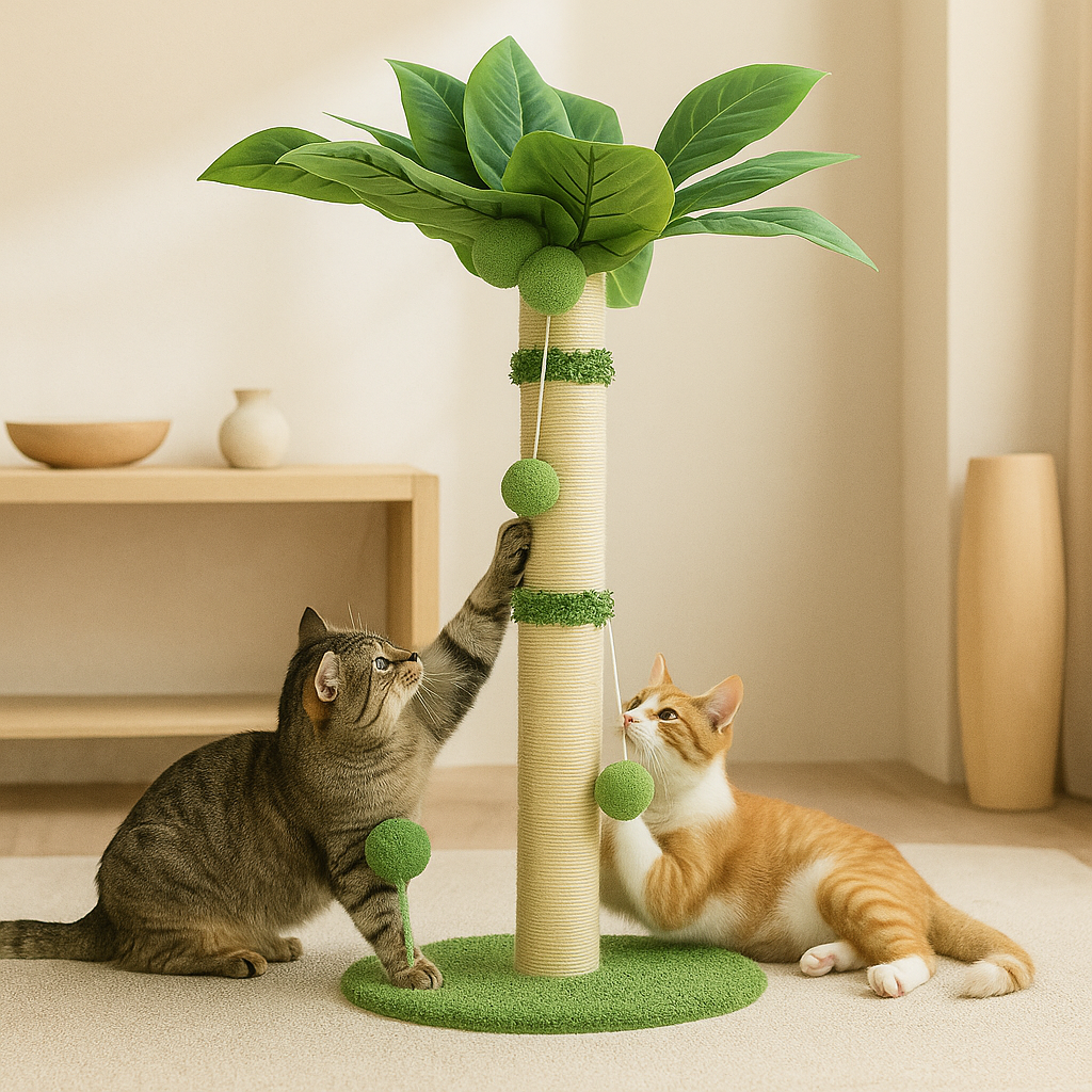 Kattenboom Krabpaal Van Kokostouw Duurzame Compacte Kattenboom