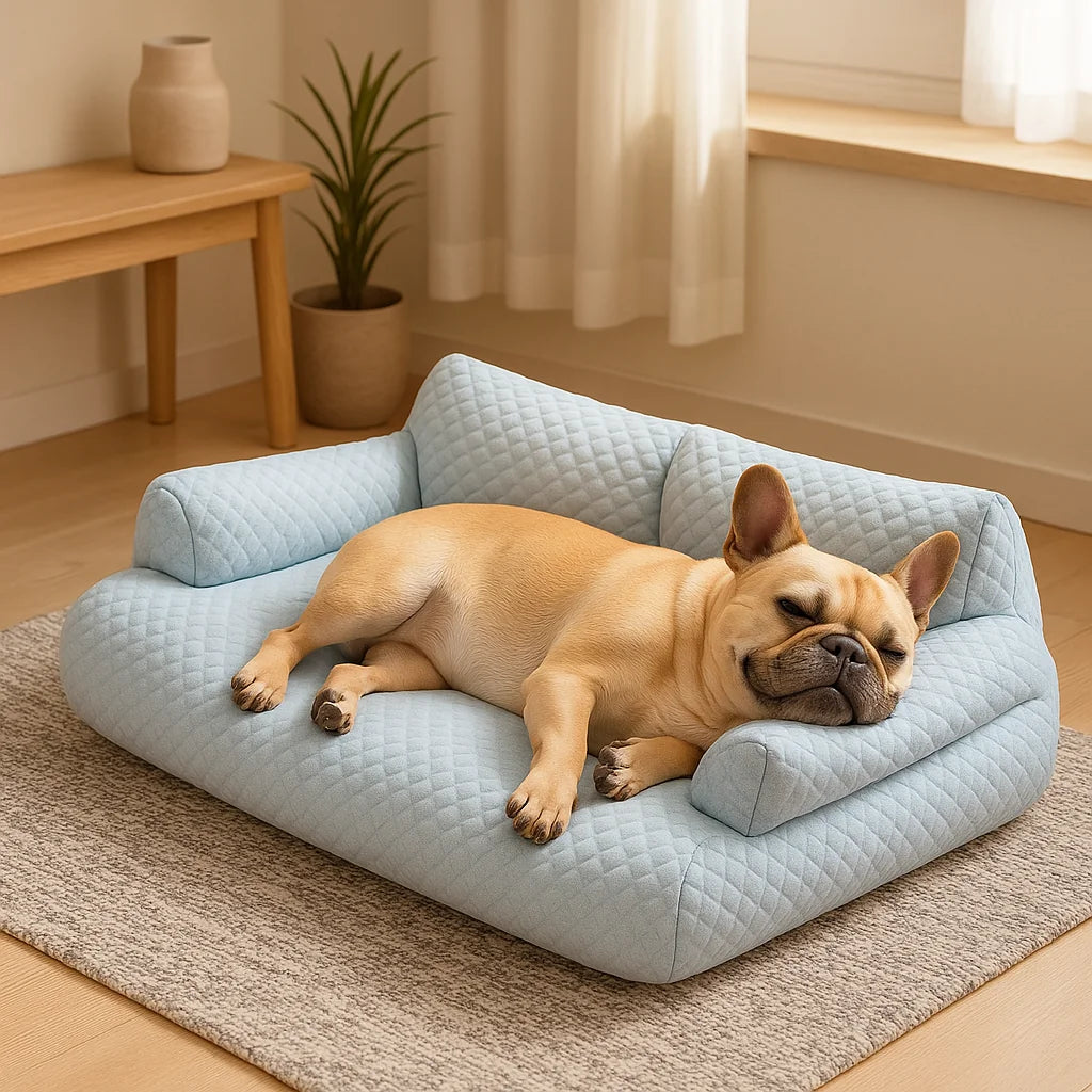 Verkoelend Hondenbed Koel Ademend & Slipvast Voor Zomer Comfort