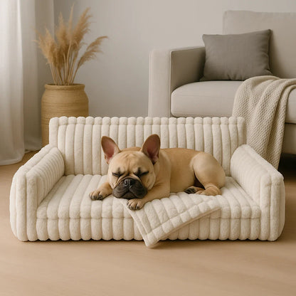 Stijlvol Hondenbed Orthopedisch Hondenbed Comfortabele Sofa Met Veerkrachtige Vulling