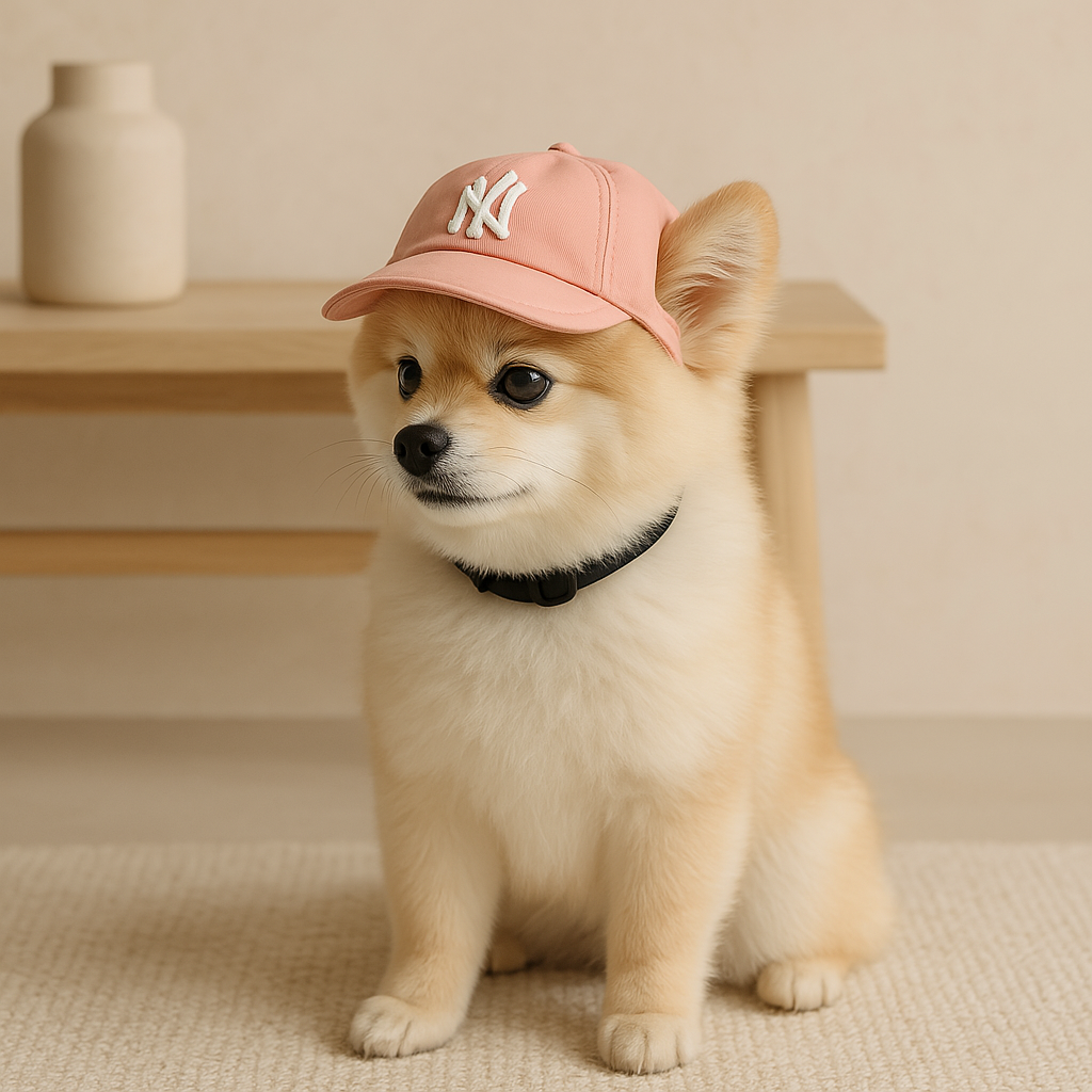 Hondenpet Stijlvolle Katoenen Zonnepet Met Verstelbare Band