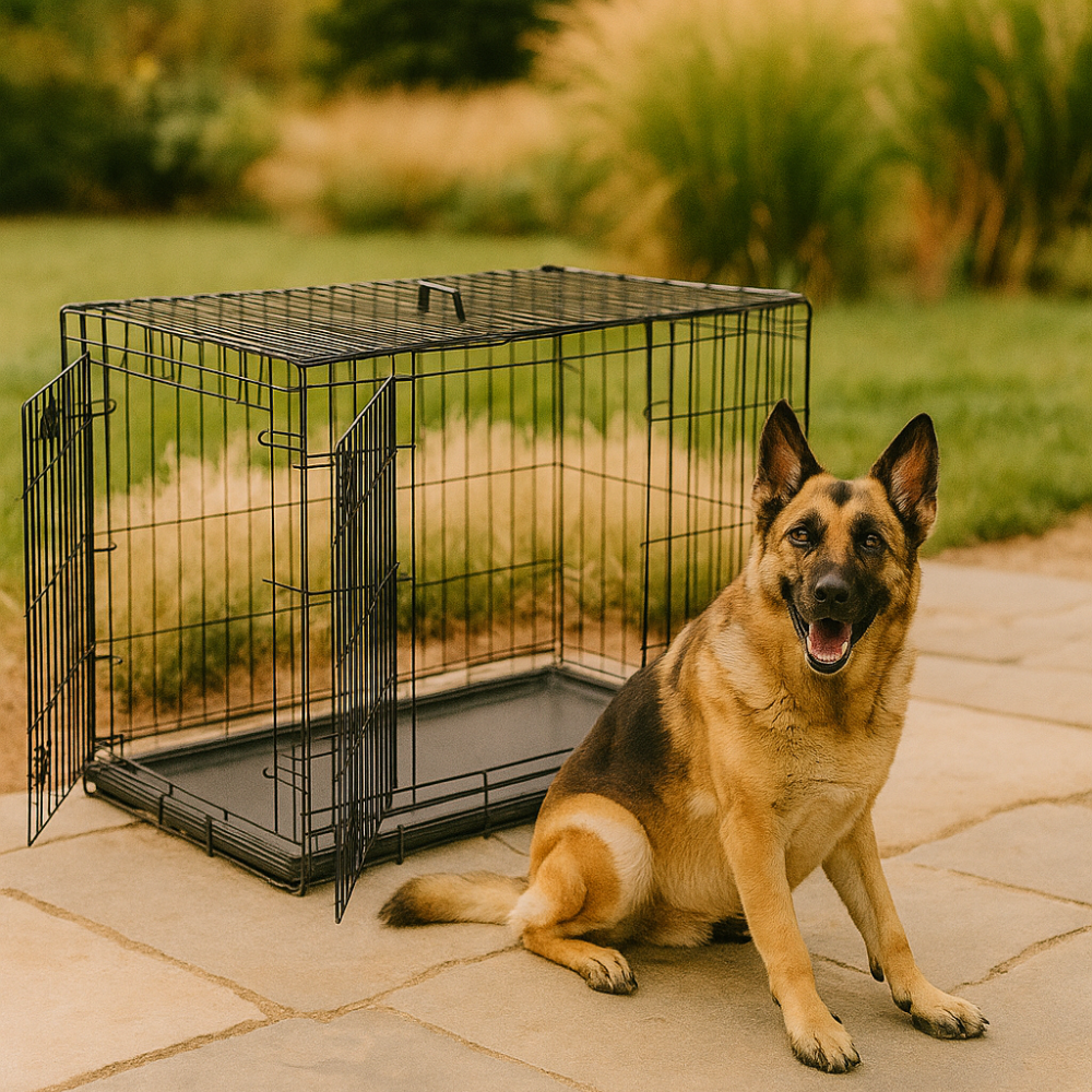 Metalen Hondenbench Verstevigd Staal, Veilig & Comfortabel Voor Thuis & Auto