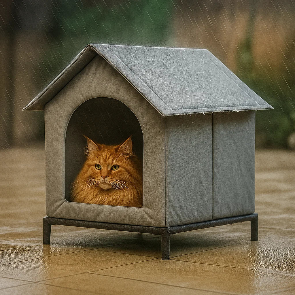 Geïsoleerd Buitenhuis Voor Katten | Voor Buitenkatten