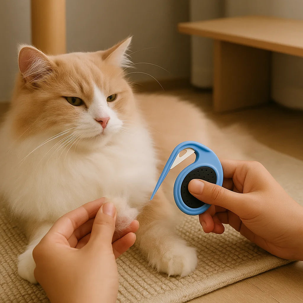 Anti-Klit Verzorgingsborstel | Ontwarrende Grooming Tool voor Honden & Katten